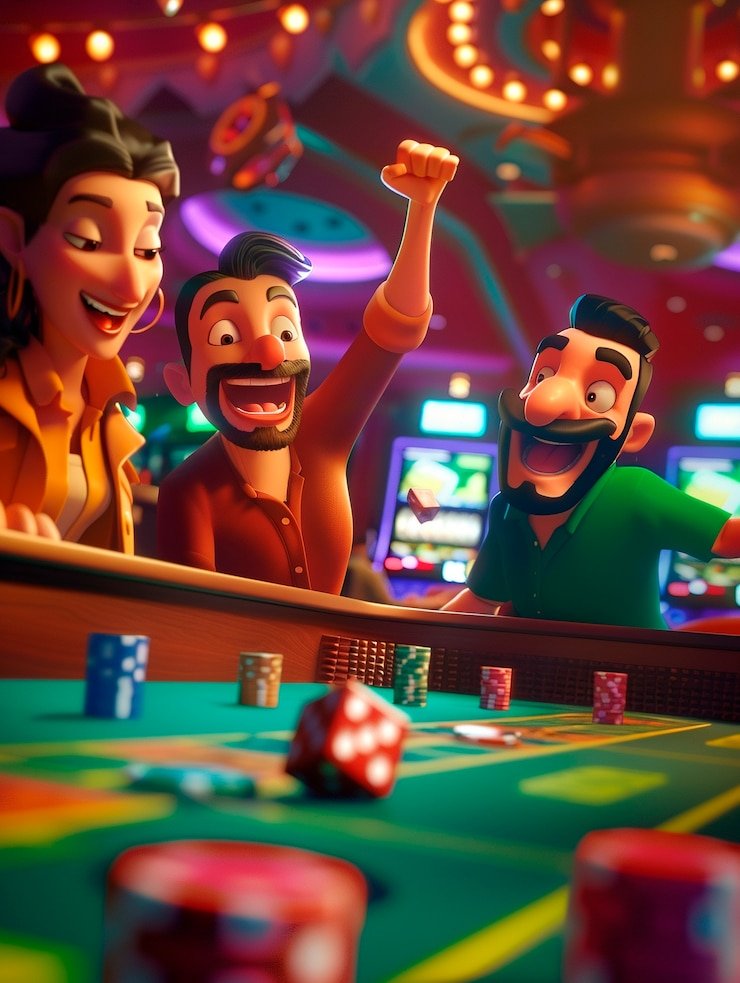 Interface permainan blackjack live dengan taruhan dan interaksi real-time